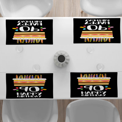 Polyester Abstract Rectangle Placemat