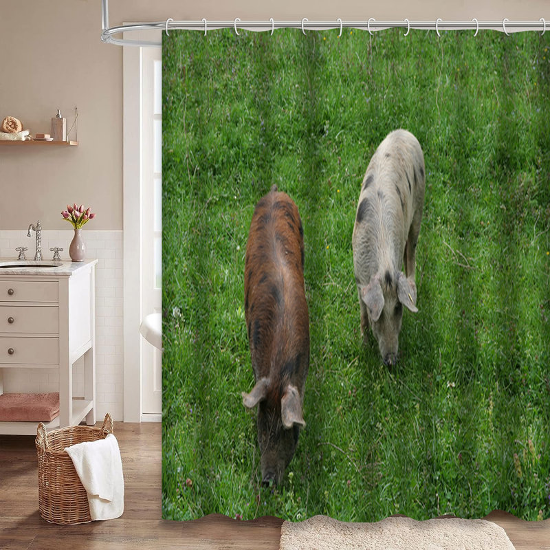 Rideau de douche Meadow Farm, L 72 po x l 84 po