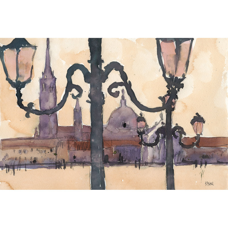 Aquarelles de Venise, H 24 po x l 36 po x P 1,25 po