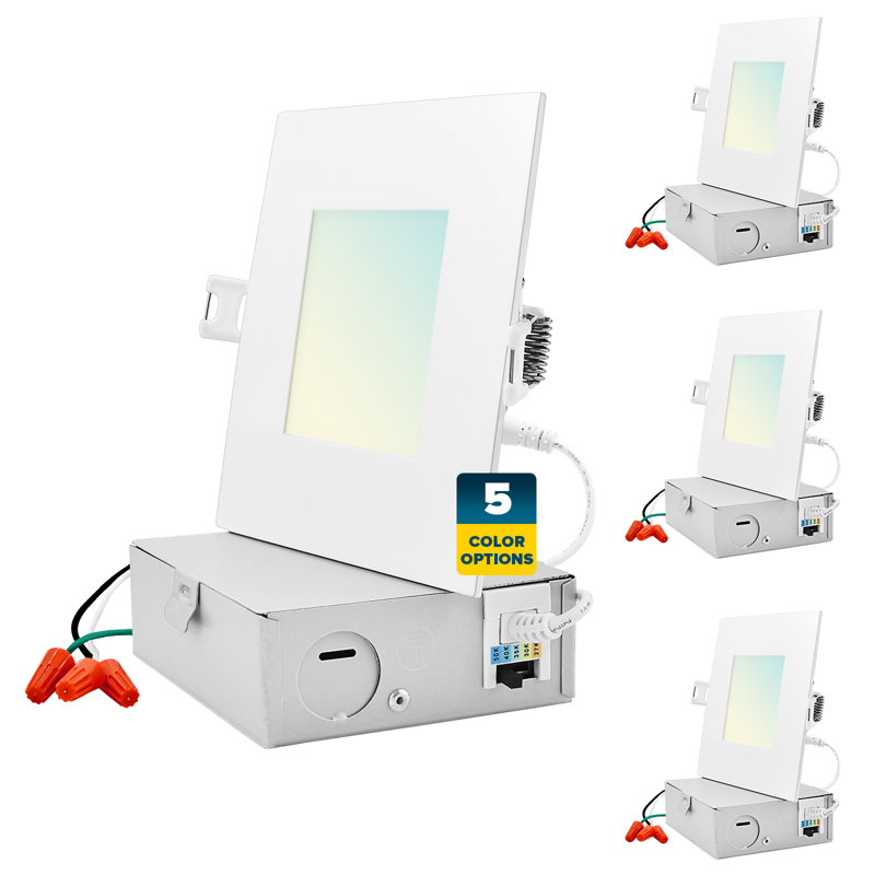 Ensemble d'éclairage encastré 4 "Ultra Slim