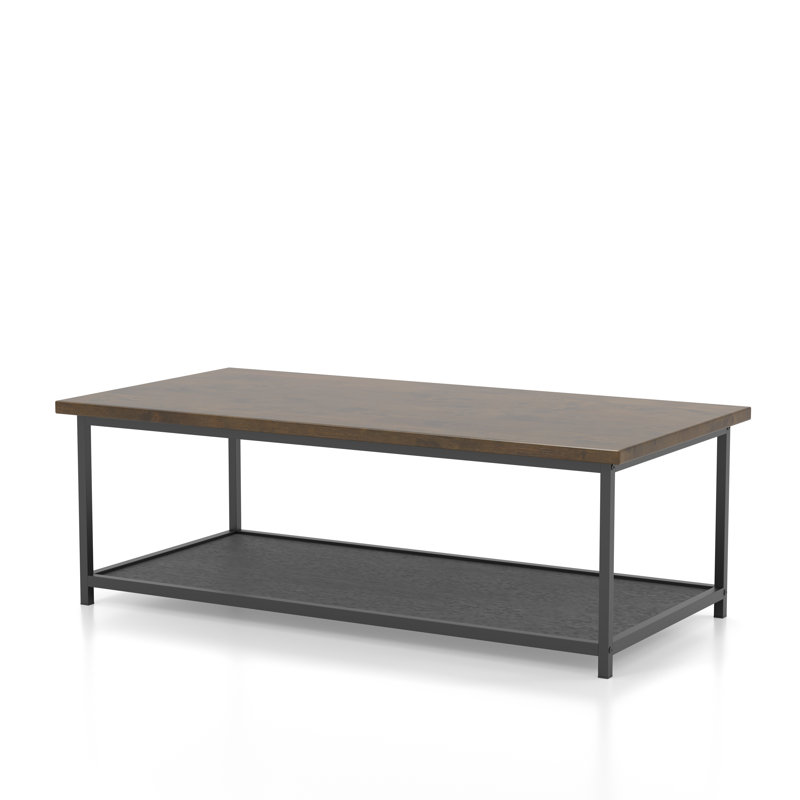Thielen Single Coffee Table, Rustic Oak, Wood