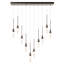Luminaire suspendu linéaire 10 lumières Dolin-1219209585-1219209591
