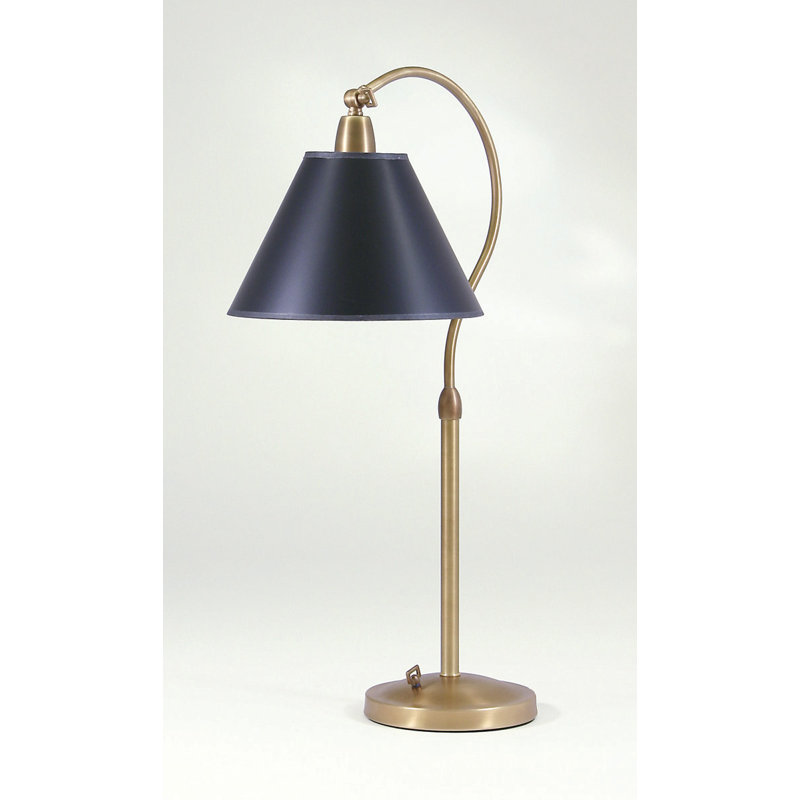 Hyde Park Arched Table Lamp, Weathered Brass