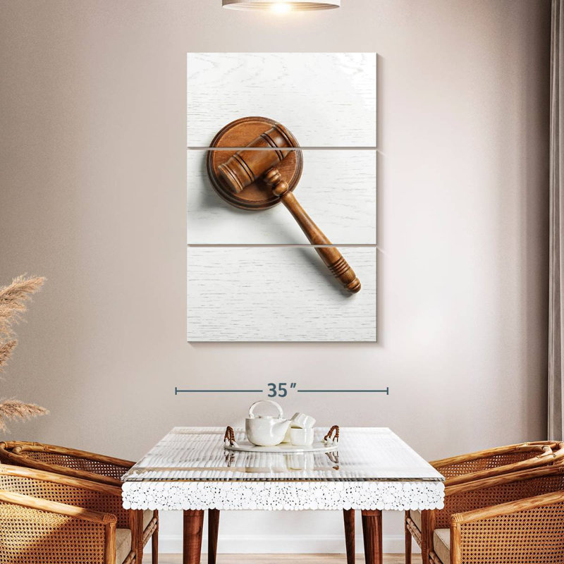Alcaraz Gavel And Sound Block, 50" H x 32" W