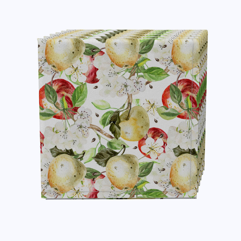 Cotton Floral Square Napkin