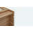 Retro Style Hall Tree With 2 Rattan Doors And 4 Hooks, Elegant Walnut