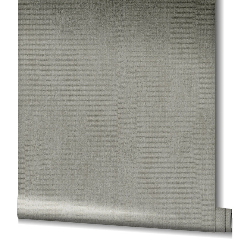 Air Collection Twill Effect Textured Wallpaper Roll, Gray