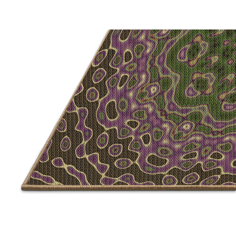 Tapis mauve en laine, Rectangle 6 pi x 9 pi