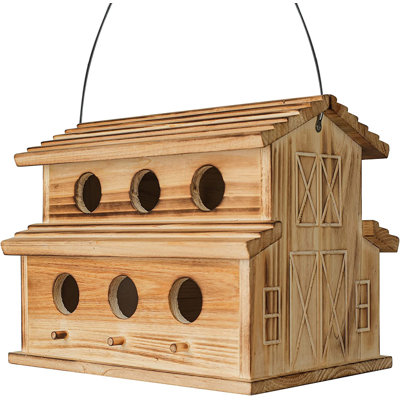 Maison d'oiseaux 10 po x 12,8 po x 8,7 po Emmarose