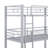 Metal Twin Size Triple Bunk Bed-1248185672