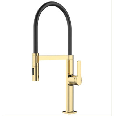 Barolo - Design moderne nordique Bronze brossé Laiton massif avec douchette industrielle 