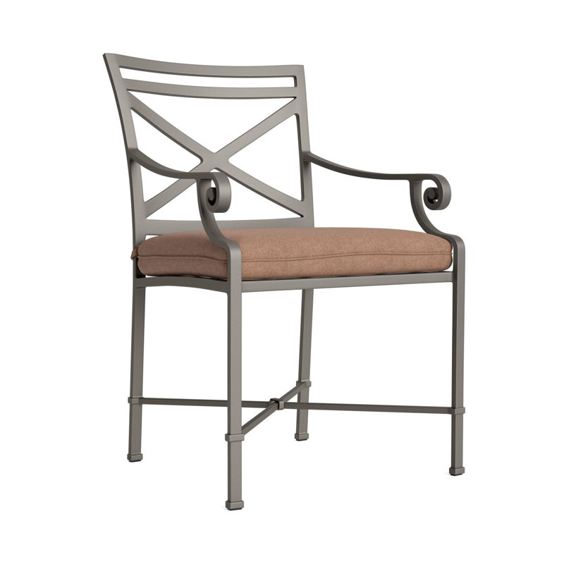 Venetian Outdoor Lounge Chair, Fusion Clay, Mica