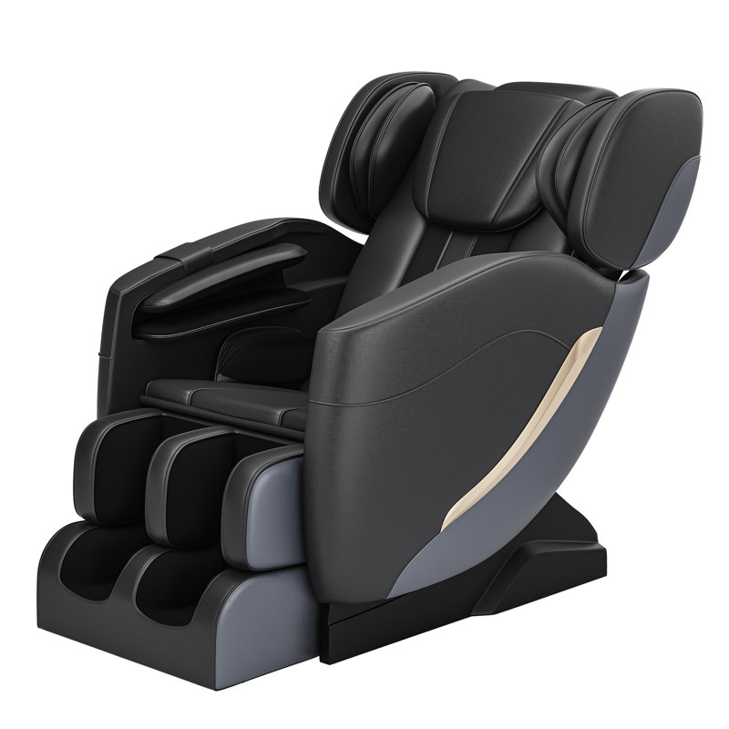 Favor-SS05 heated Full Body Massage Chair with zero gravity mode and Bluetooth music player, Blue/Black