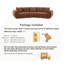Canapé courbé Type3 4S de style moderne l 136 po Jozwiak-939768418