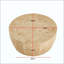 Table basse en bois aggloméré de haute qualité, table basse industrielle entièrement assemblée, idéale pour la maison et la cuisine-1935868268