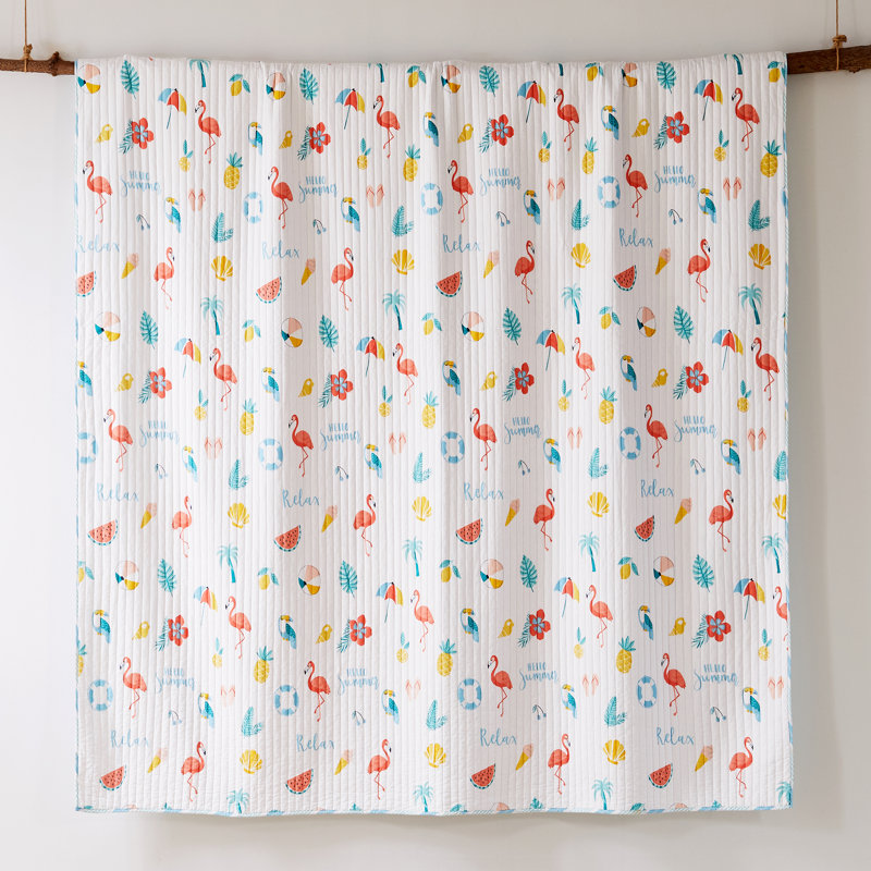 Summertime Quilt Set, Full Quilt + 2 Standard Shams