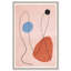 Conneting Color Points Canvas Abstract Print by Oliver Gal, Black Frame, 10 x 15-1070693392-1070693394