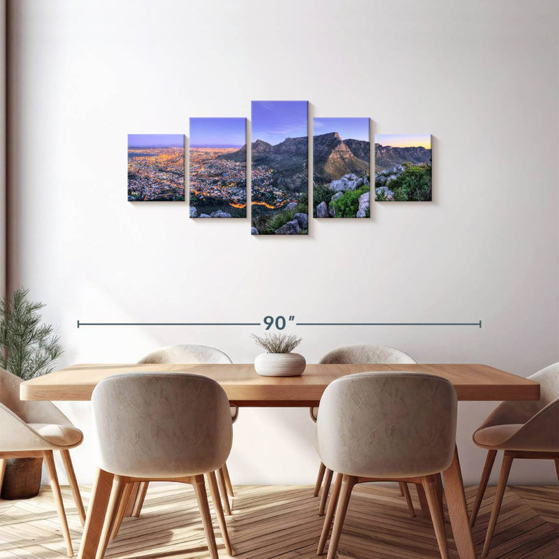 Cape Town Charm, 30" H x 68" W