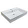 WS Bath Collections 17.7'' Ceramic Rectangular Bathroom Sink with Overflow
