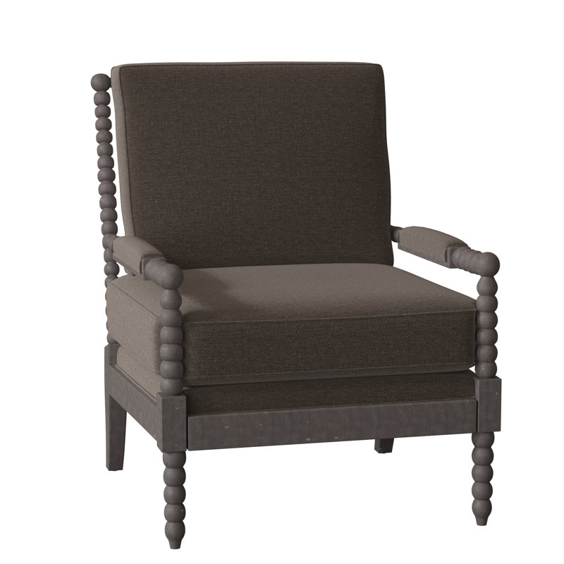 Griffin Upholstered Armchair, Charcoal, 3100 Snow