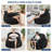  45" U-Shaped Pillow Bean Bag Chair For Adults And Kids Beanbag Chair With Washable Cover Black-1256839966