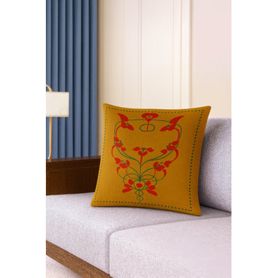 Exquisite Luxury Arts & Crafts Sofa Cushions – 1920s Design (2 Cushion Covers + Inserts)