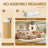 Modern Upholstered Boneless Shuster with Pillows - Spacious U - Shaped No Assembly Required for Living Room Comfort Free Combination-950358520