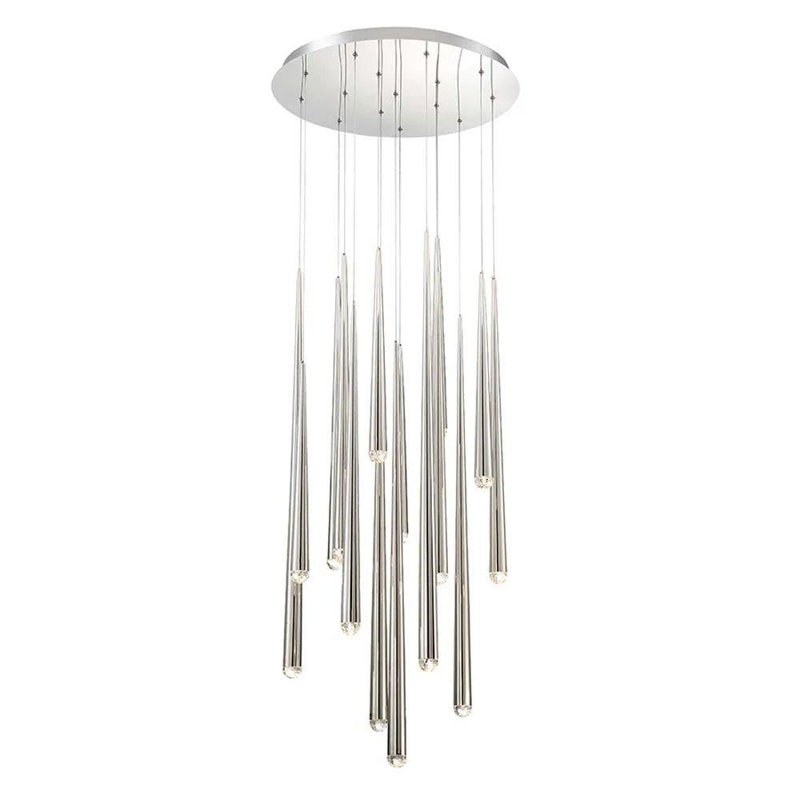 Cascade 15 - Light Dimmable Novelty Chandelier, 180" H x 48" W x 180" D, Dark Bronze, 29
