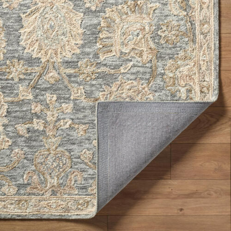 Rectangle Jadalys Wool Area Rug, Rectangle 8' x 10'