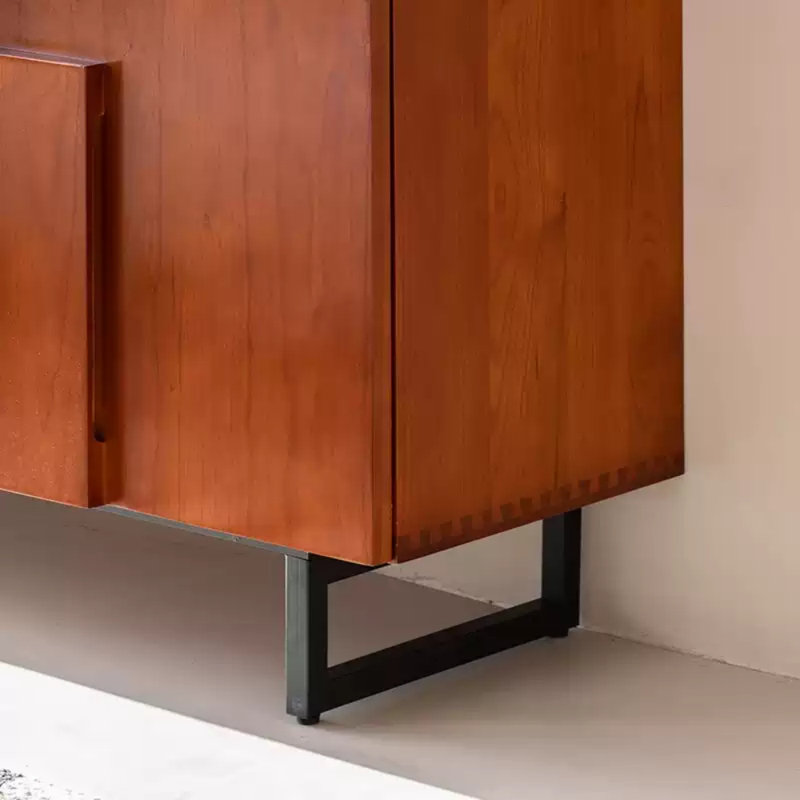 Retro Kitchen Sideboard, 35.83" H x 62.99" W x 15.75" D