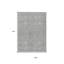 Tapis intérieur lavable à motif géométrique gris et ivoire 9 pi x 12 pi