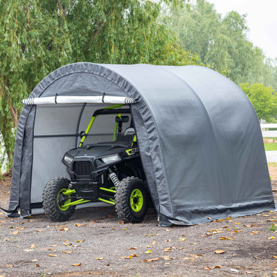 Atv Round-top Portable Shed 10'x10'x8'