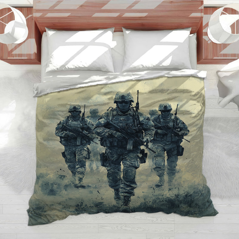 Édredon militaire Soldat de guerre «Soldes», Édredon simple