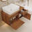 Floating Single Small Bathroom Vanity With Sink