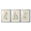 House Cat I - ensemble de 3 reproductions de dessins encadrés-2098764805-2098764827