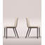 Chaise de salle à manger en cuir italien-112005514