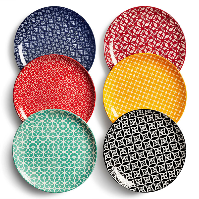 Naquaria 6 Piece Dinner Plate Set