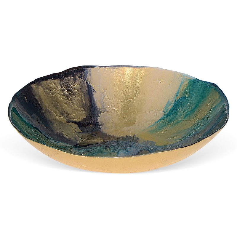 Harp Glass Decorative Bowl