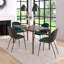 Chaise d'appoint rembourrée en velours Hatfield-1507468720