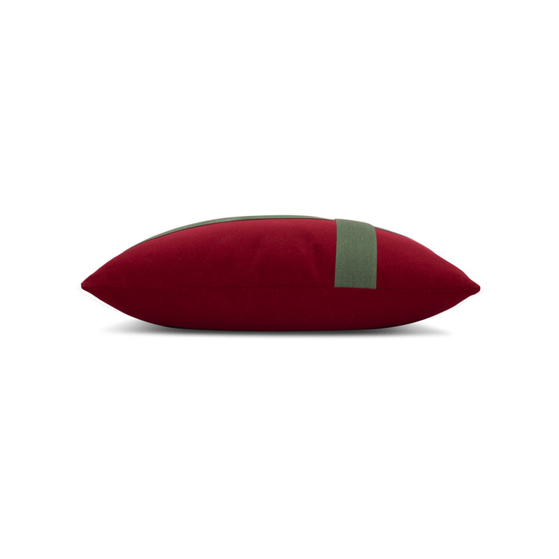 Giving Burgundy Rectangular Pillow Cover & Insert