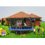 Structure de base trampoline spacieuse, coussin de sécurité pour enfant-99073025