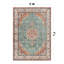 Tapis traditionnel lavable antidérapant à médaillon traditionnel-1782280042
