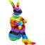 Deco Figurine Rabbit Gillie Rainbow