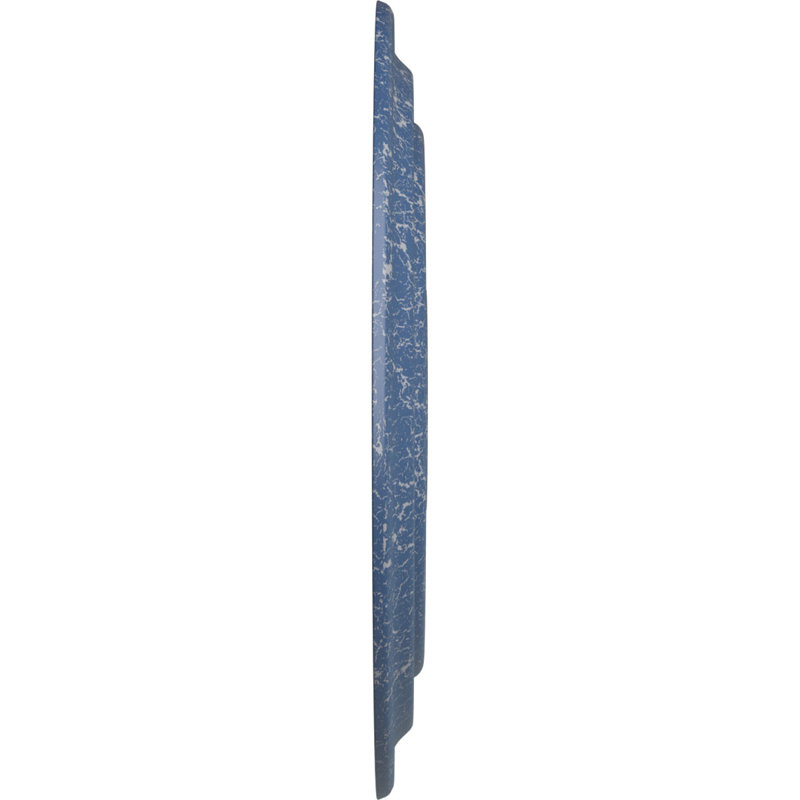 Médaillon de plafond traditionnel 24 3/8 po x P 1 1/2 po (convient aux auvents jusqu'à 5 1/2 po), Americana craquelé