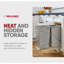 Rev-A-Shelf Poubelles escamotables, gris, 54WC-1527SC-17-1-101820388-101820387-101820385