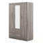 Miroir 3 portes Simran avec tablettes-1426372409