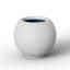 Pot à fleurs rond en béton blanc moyen 11 po avec intérieur amélioré et trous de drainage pour l'intérieur et l'extérieur-781112014-781112000