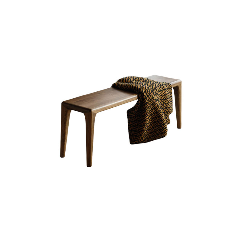 Banc en bois massif fabriqué à la main de qualité FAS, H 17,71 po x l 62,99 po x P 12,59 po