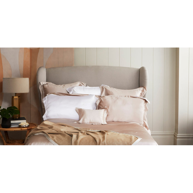 Signature Silk Boudoir Pillowcase, Blush
