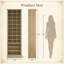 Armoire à chaussures 74,9 po Modern Minimalisme